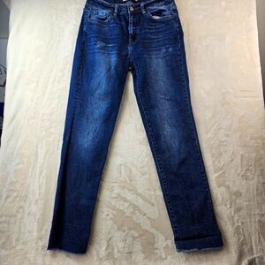 Flying Monkey Jeans Women’s 26 Denim Straight Leg Mid Reg Rise Style Y3175